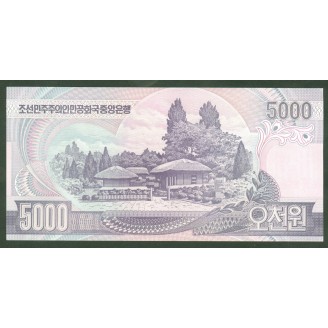 Corée Du Nord 5000 Won 2006...