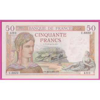 50 Francs RARE CERES...