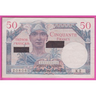 50 Francs RARE Trésor...