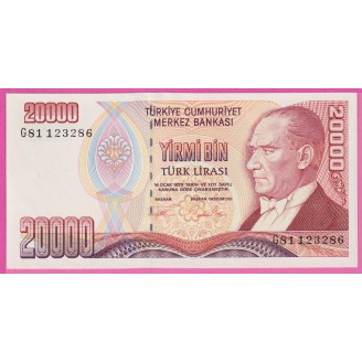 Turquie P.202 20.000 Lirasi...