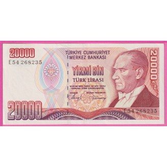 Turquie P.202 20.000 Lirasi...