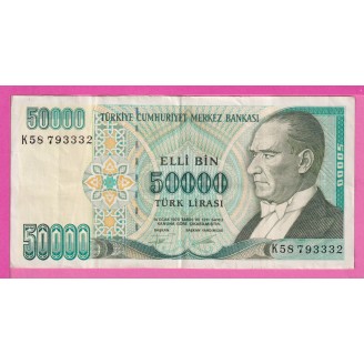 Turquie P.204 50.000 Lirasi...