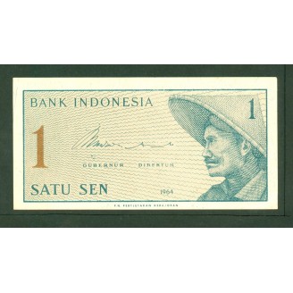 Indonésie 1 Sen 1964 P90a...
