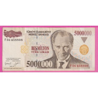 Turquie P.210 5.000.000...