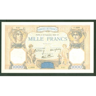 1000 Francs Cérès et...