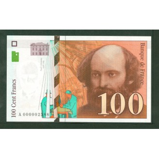 100 Francs Cezanne 1997...