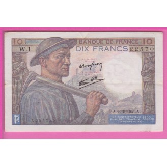 10 Francs Mineur Etat TTB-...