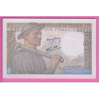 10 Francs Mineur Etat Pr...
