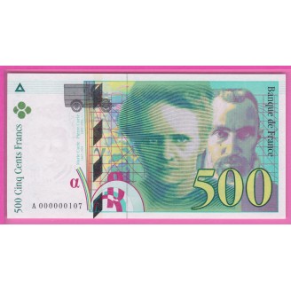 500 Francs Pierre et Marie...