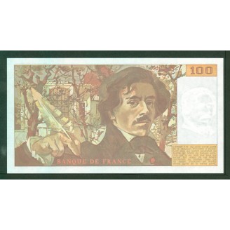 100 Francs Delacroix 1988...