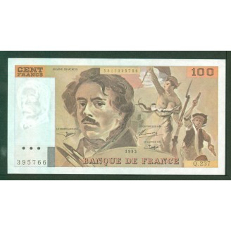 100 Francs Delacroix 1993...