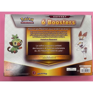 Coffret Pokémon 6 boosters...