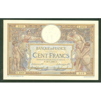 100 Francs Lom 24-7-1918...