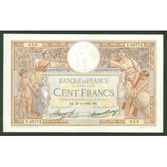 100 Francs Lom 29-11-1934...