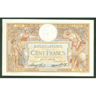 100 Francs Lom 17-1-1935...