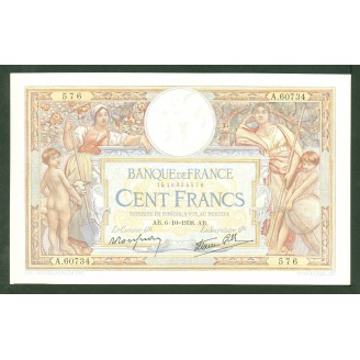 100 Francs Lom 6-10-1938...