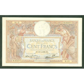 100 Francs Lom 30-3-1939...