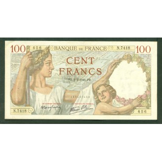 100 Francs Sully 8-2-1940...