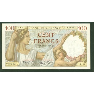 100 Francs Sully 20-11-1941...