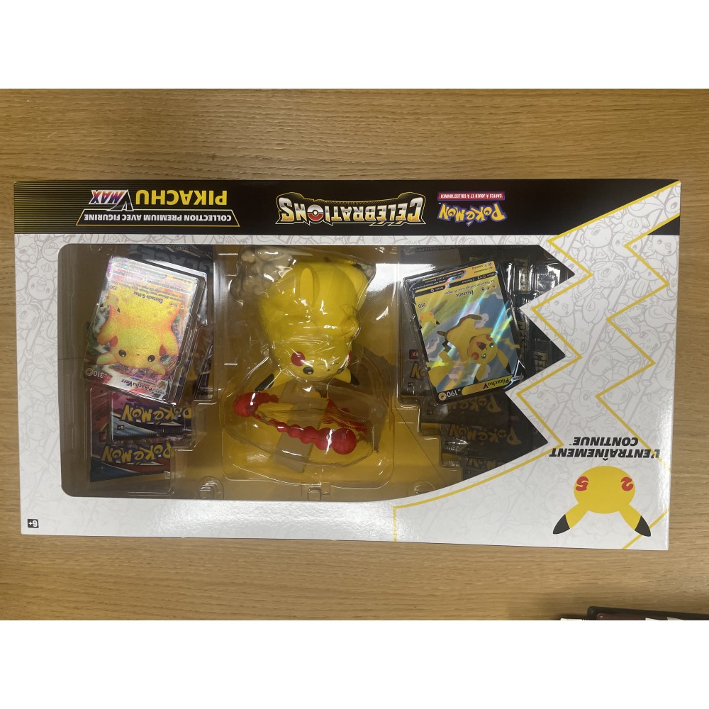Coffret Pokémon Pikachu V Max figurine 25 ans