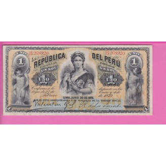 Pérou P.1 Etat TB+ 1 Sol 1979