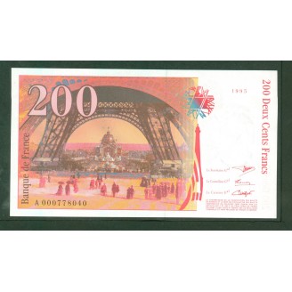 200 Francs Eiffel 1995 Etat...