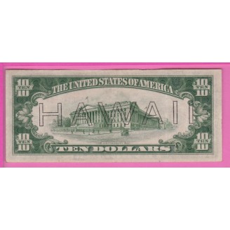 Hawaï Etat TTB 10 Dollars 1934