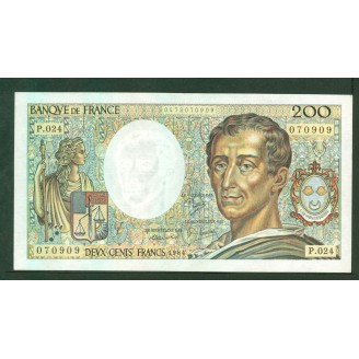 200 Francs Montesquieu 1984...