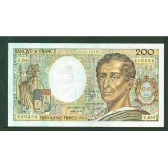 200 Francs Montesquieu 1986...