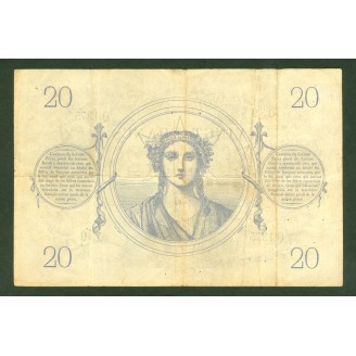 20 Francs Chazal 3-1-1873...