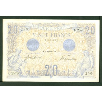 20 Francs Bleu du 7...
