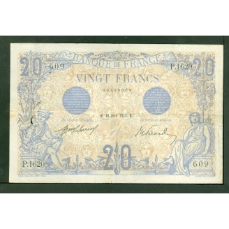 20 Francs Bleu du 16 AVRIL...
