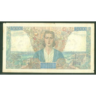5000 Francs Union 23-8-1945...