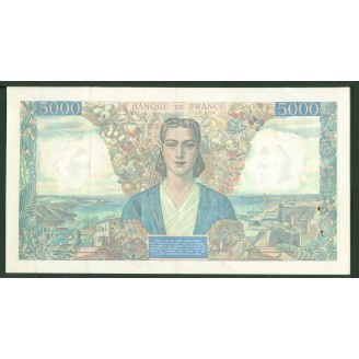 5000 Francs Union 13-8-1942...