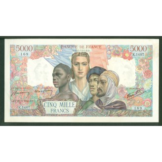 5000 Francs Union 27-9-1945...