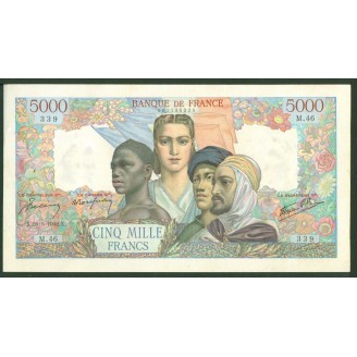 5000 Francs Union 28-5-1942...