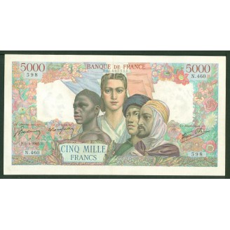 5000 Francs Union 5-4-1945...