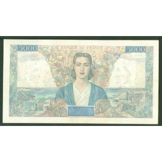 5000 Francs Union 30-8-1945...
