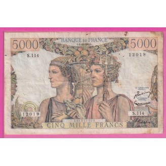 5000 Francs Terre et Mer...