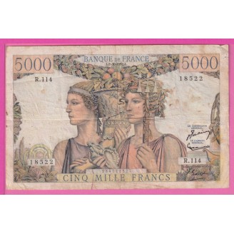 5000 Francs Terre et Mer...