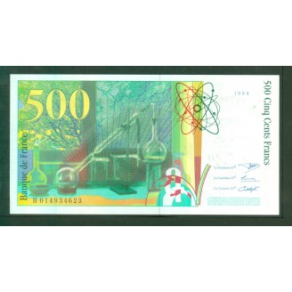 500 Francs Curie 1994 Etat...