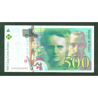 500 Francs Curie 1995 Etat...