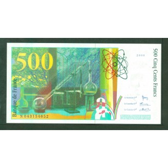 500 Francs Curie 2000 Etat...
