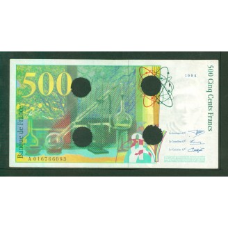 500 Francs Curie Annule...