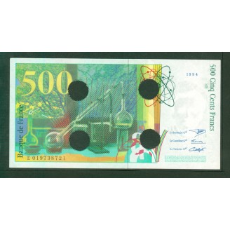 500 Francs Curie Annule...