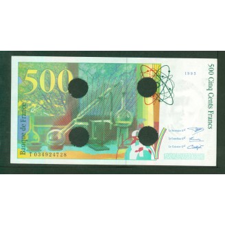 500 Francs Curie  Annule...