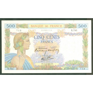 500 Francs La Paix...
