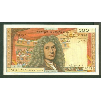 500 Francs Molière 8/1/1965...