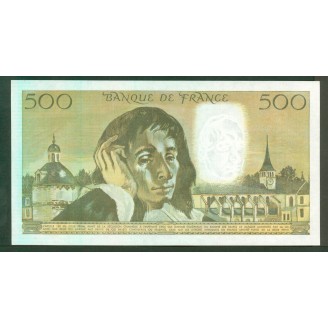 500 Francs Pascal 6-1-1972...