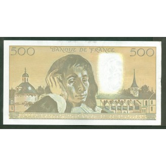 500 Francs Pascal 3-1-1991...